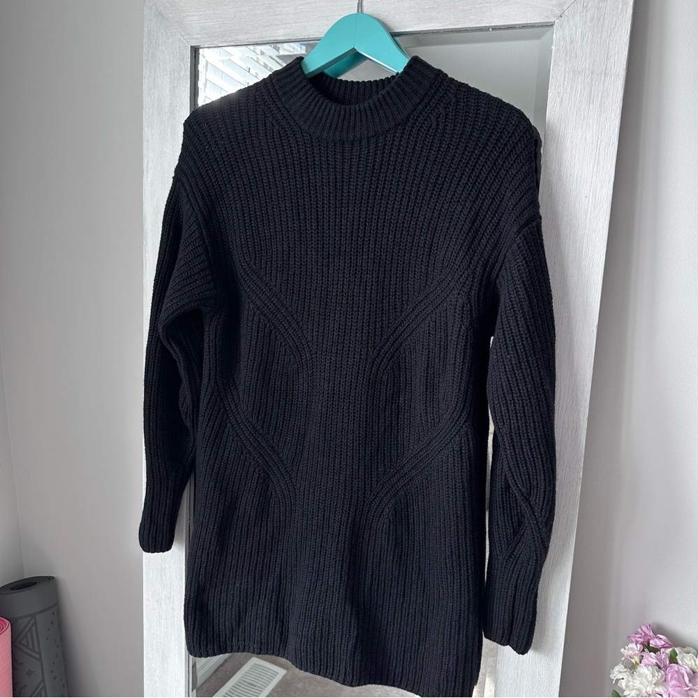 Wilfred Wool Ribbed Sweater Dress